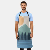 美しい風景 エプロン (着用した状態)