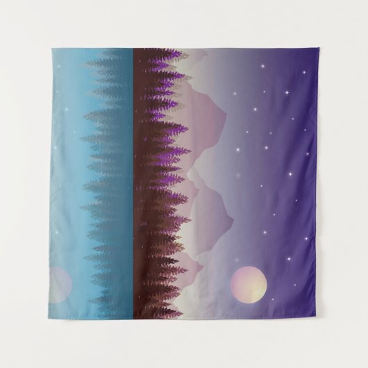 美しい風景 タペストリー (正面(横))