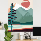 美しい風景 ポスター (ホームオフィス)