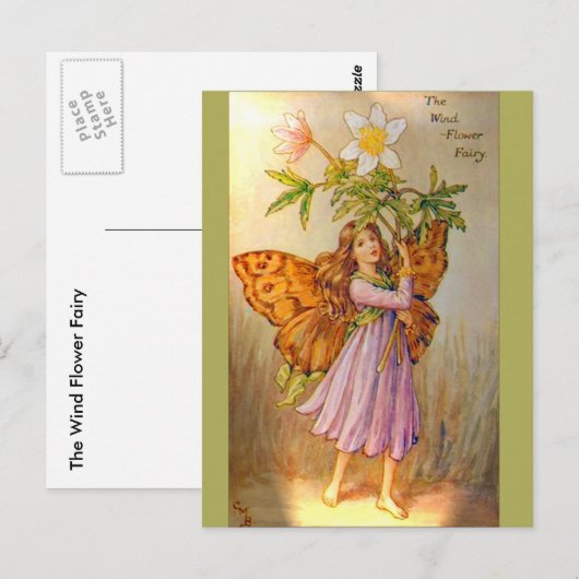 美しい風花妖精 ポストカード (正面/裏面)