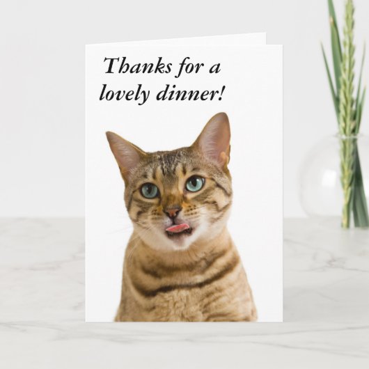 美しい食事をありがとう サンキューカード (正面)