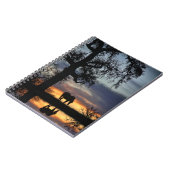 美しい馬と夕日の水 ノートブック (左側)