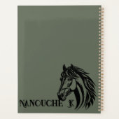 美しい馬と月のプランナー プランナー手帳 (裏面)