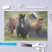 美しい馬と納素朴屋 薄葉紙 (クラフト)