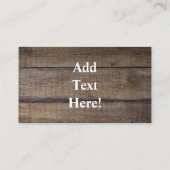 美しい馬と素朴納屋の名刺 名刺 (裏面)