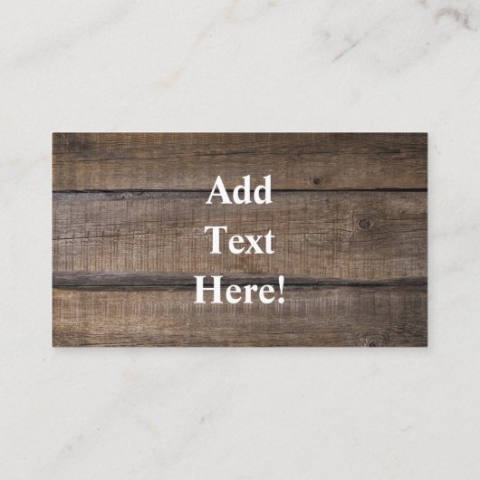 美しい馬と素朴納屋の名刺 名刺 (裏面)