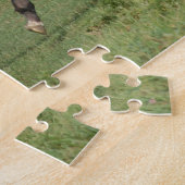 美しい馬のぞき ジグソーパズル (側面)