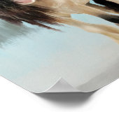 美しい馬のデコペプリント ポスター (角)