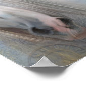 美しい馬のデコペプリント ポスター (角)