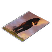 美しい馬のノート ノートブック (左側)