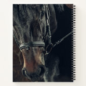 美しい馬のノート ノートブック (裏面)