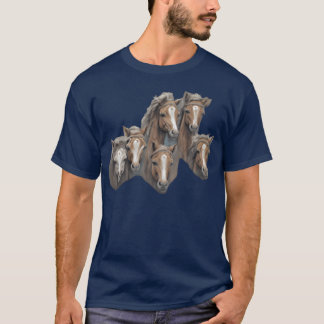 美しい馬の家族 Tシャツ