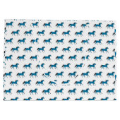 美しい馬の抱き枕 ラージペーパーバッグ (裏面)