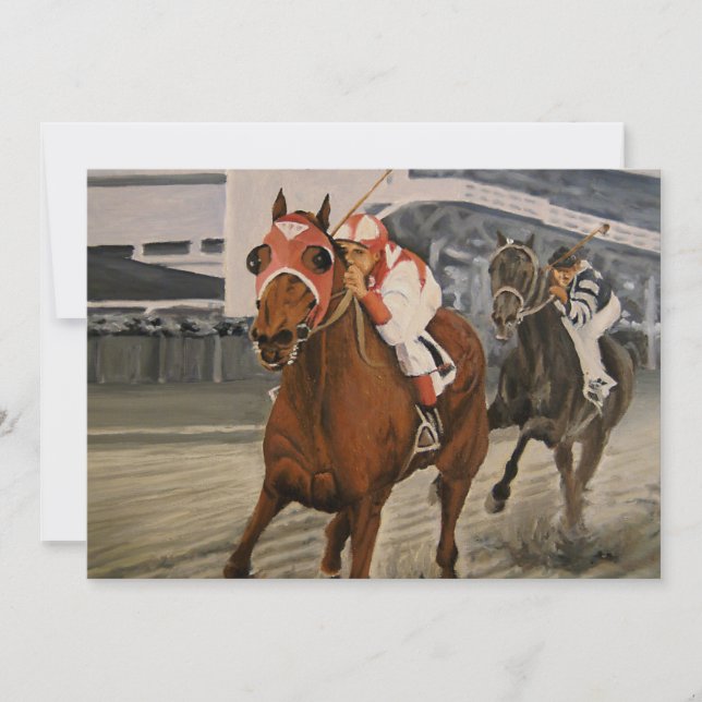 美しい馬の持ち主がレースにクラシック参加 (正面)