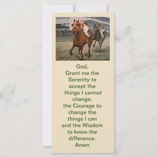 美しい馬の持ち主がレースにクラシック参加 (裏面)