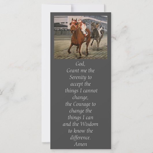 美しい馬の持ち主がレースにクラシック参加 (裏面)