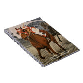 美しい馬の持ち主がレースにクラシック参加 ノートブック (右側)