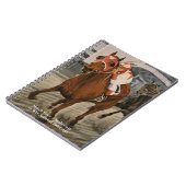 美しい馬の持ち主がレースにクラシック参加 ノートブック (左側)