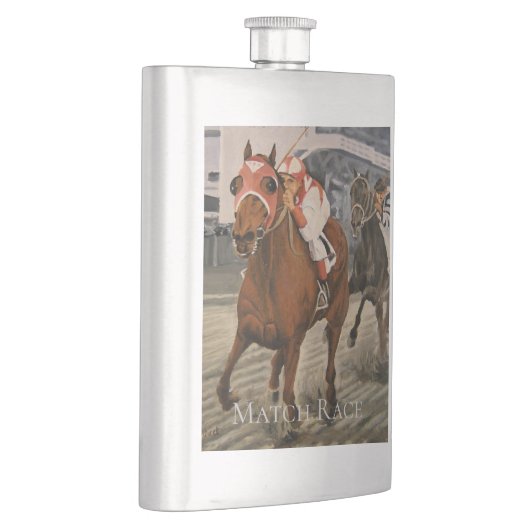 美しい馬の持ち主がレースにクラシック参加 フラスク (右)