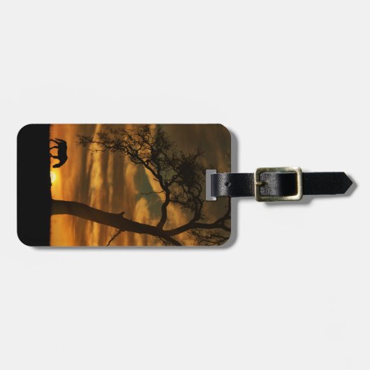 美しい馬の荷物タグ ラゲッジタグ (正面横)