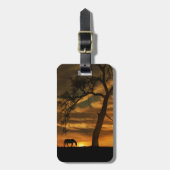 美しい馬の荷物タグ ラゲッジタグ (正面縦)