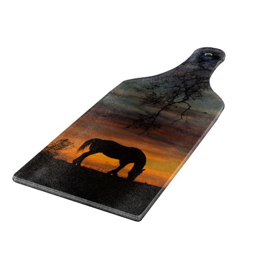 美しい馬の装飾の切断ボード カッティングボード (角)