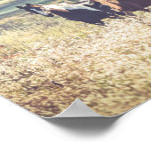 美しい馬の農場の動物 ポスター (角)