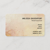 美しい馬の頭のポートレート水色 名刺 (裏面)