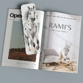 美しい馬のDIYブックマーク