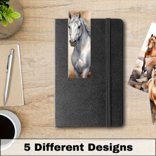 美しい馬のDIYブックマーク