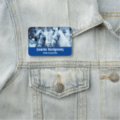 美しい馬チーム冬のドライビングフォト 名札 (インサイチュ)