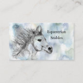 美しい馬トレーナー育成ファリアボーダーブー 名刺 (正面)