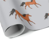 美しい馬包み紙 ラッピングペーパー (ロールコーナー)