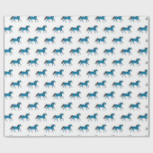 美しい馬包み紙 ラッピングペーパー (フラット)