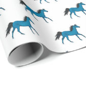 美しい馬包み紙 ラッピングペーパー (ロールコーナー)