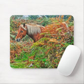 美しい馬好きの贈り物 マウスパッド (マウス)