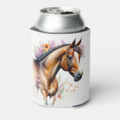 美しい馬春の花 缶クーラー (缶裏面)
