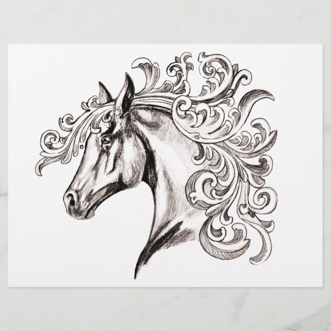 美しい馬 (正面)