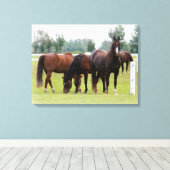 美しい馬/キャンバスのラップ キャンバスプリント (インサイチュ (ウッドフロア))