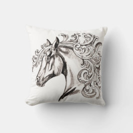 美しい馬 クッション