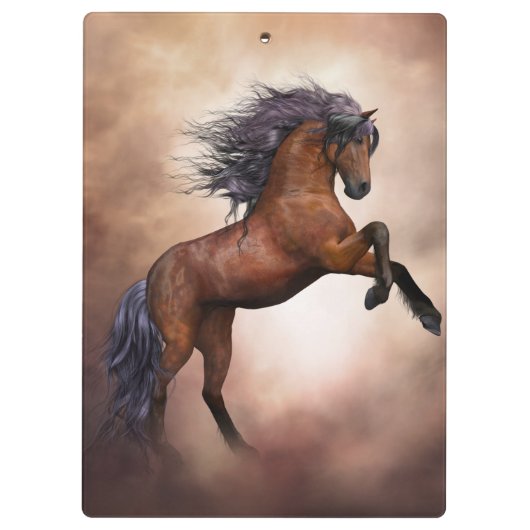 美しい馬 クリップボード (裏面)