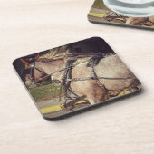 美しい馬 コースター (左側)