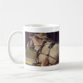 美しい馬 コーヒーマグカップ (左)