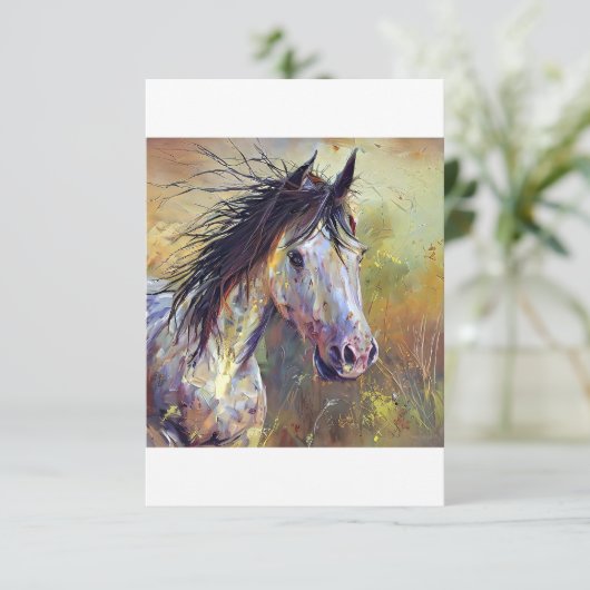 美しい馬 サンキューカード (スタンド正面)