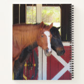 美しい馬 – スパイラルノートブック ノートブック (裏面)