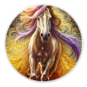 美しい馬 セラミックノブ (正面)