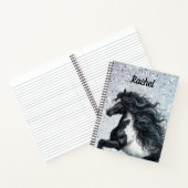 美しい馬 ノートブック (内部)