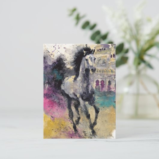 美しい馬 ポストカード (スタンド正面)