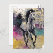 美しい馬 ポストカード (正面/裏面)