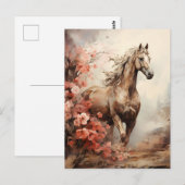 美しい馬 ポストカード (正面/裏面)